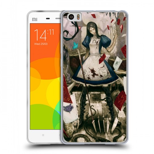 Дизайнерский пластиковый чехол для Xiaomi Mi Note Alice Madness Returns