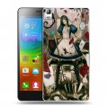 Дизайнерский пластиковый чехол для Lenovo A7000 Alice Madness Returns