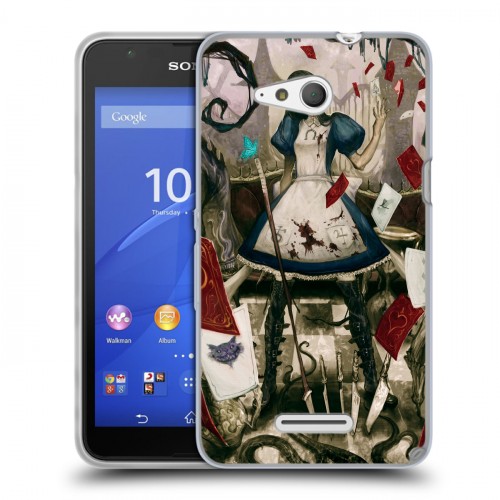 Дизайнерский пластиковый чехол для Sony Xperia E4g Alice Madness Returns