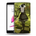 Дизайнерский пластиковый чехол для LG G4 Stylus Alice Madness Returns