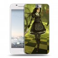 Дизайнерский пластиковый чехол для HTC One A9 Alice Madness Returns