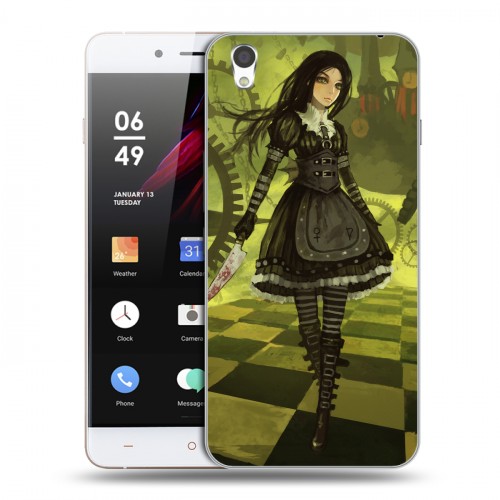 Дизайнерский пластиковый чехол для OnePlus X Alice Madness Returns