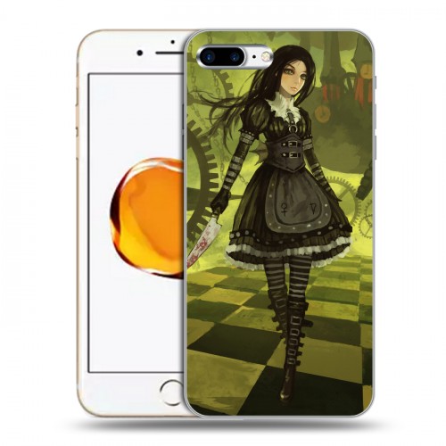 Дизайнерский пластиковый чехол для Iphone 7 Plus / 8 Plus Alice Madness Returns