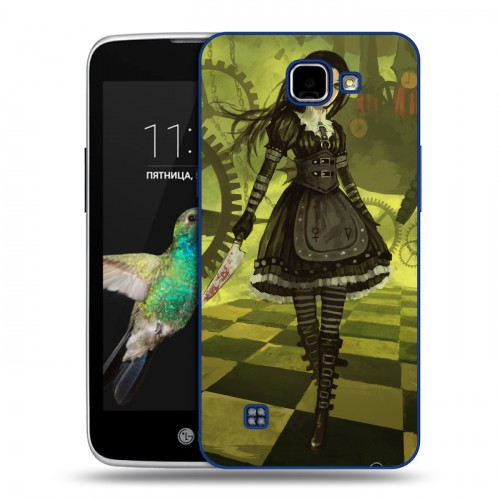 Дизайнерский пластиковый чехол для LG K4 Alice Madness Returns