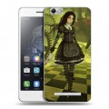 Дизайнерский силиконовый чехол для Lenovo Vibe C Alice Madness Returns