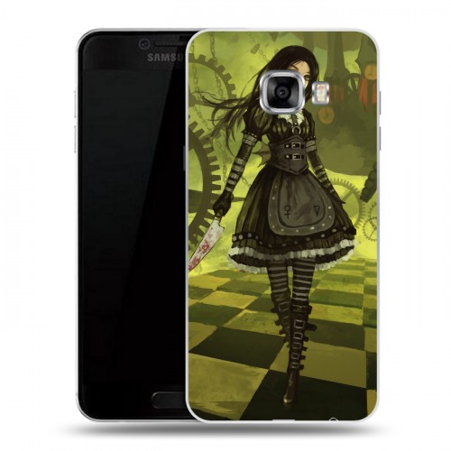 Дизайнерский пластиковый чехол для Samsung Galaxy C5 Alice Madness Returns