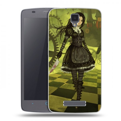 Дизайнерский силиконовый чехол для ZTE Blade L5 Alice Madness Returns