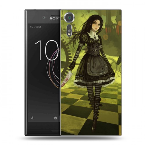 Дизайнерский пластиковый чехол для Sony Xperia XZs Alice Madness Returns