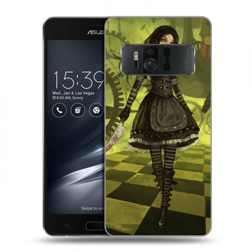 Дизайнерский силиконовый чехол для ASUS ZenFone AR Alice Madness Returns