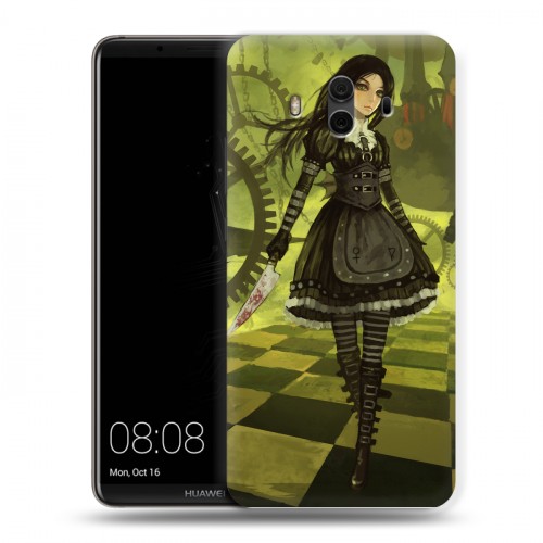 Дизайнерский пластиковый чехол для Huawei Mate 10 Alice Madness Returns