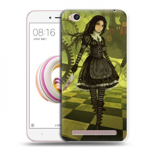 Дизайнерский пластиковый чехол для Xiaomi RedMi 5A Alice Madness Returns