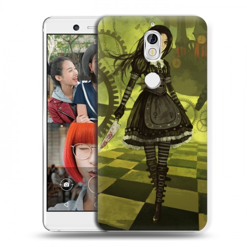 Дизайнерский пластиковый чехол для Nokia 7 Alice Madness Returns