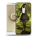 Дизайнерский пластиковый чехол для Alcatel 3 Alice Madness Returns