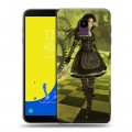 Дизайнерский пластиковый чехол для Samsung Galaxy J6 Alice Madness Returns