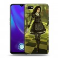 Дизайнерский силиконовый с усиленными углами чехол для OPPO A1k Alice Madness Returns