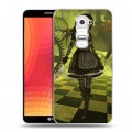 Дизайнерский пластиковый чехол для LG Optimus G2 Alice Madness Returns