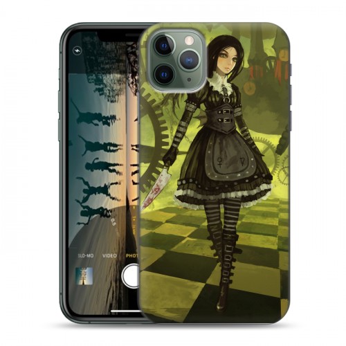 Дизайнерский пластиковый чехол для Iphone 11 Pro Alice Madness Returns