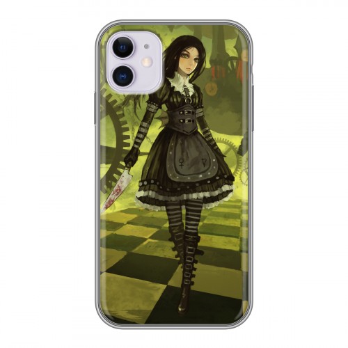 Дизайнерский силиконовый чехол для Iphone 11 Alice Madness Returns