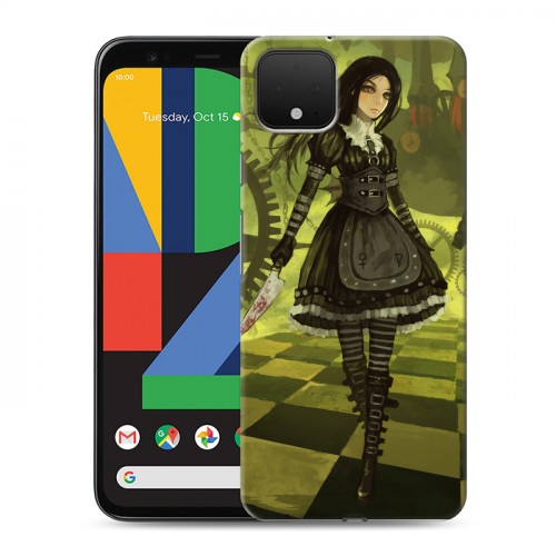 Дизайнерский пластиковый чехол для Google Pixel 4 Alice Madness Returns