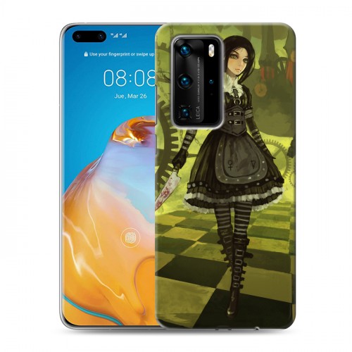 Дизайнерский пластиковый чехол для Huawei P40 Pro Alice Madness Returns