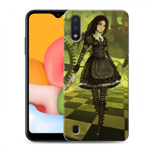 Дизайнерский силиконовый чехол для Samsung Galaxy M01 Alice Madness Returns