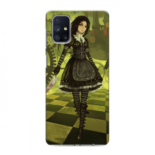 Дизайнерский пластиковый чехол для Samsung Galaxy M51 Alice Madness Returns