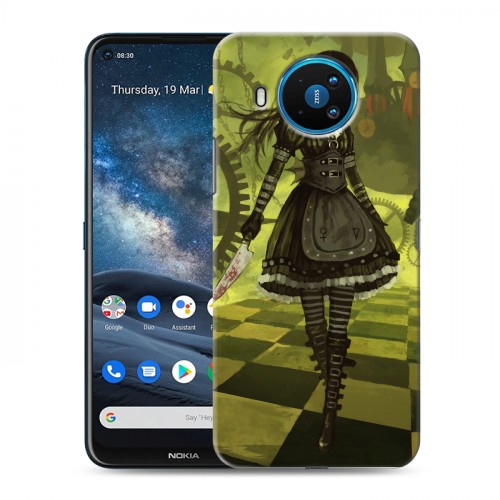 Дизайнерский силиконовый чехол для Nokia 8.3 Alice Madness Returns