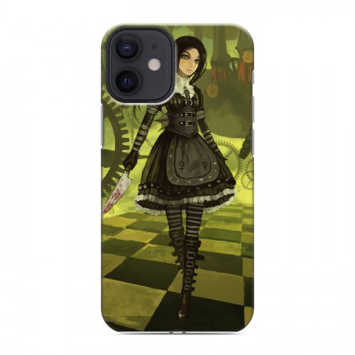 Дизайнерский силиконовый с усиленными углами чехол для Iphone 12 Mini Alice Madness Returns