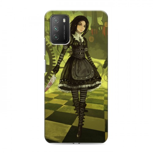 Дизайнерский пластиковый чехол для Xiaomi Poco M3 Alice Madness Returns