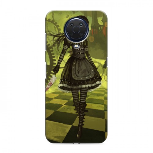 Дизайнерский пластиковый чехол для Nokia G20 Alice Madness Returns