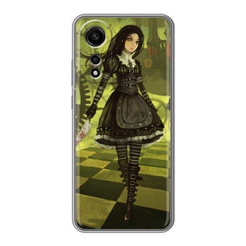 Дизайнерский силиконовый чехол для OPPO A78 4G Alice Madness Returns