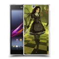 Дизайнерский пластиковый чехол для Sony Xperia Z Ultra  Alice Madness Returns