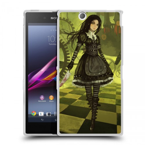 Дизайнерский пластиковый чехол для Sony Xperia Z Ultra  Alice Madness Returns