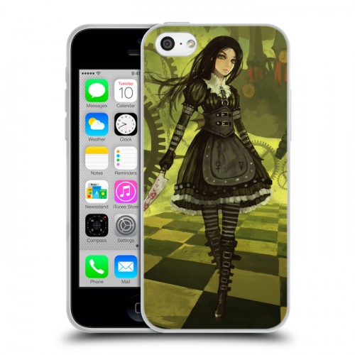 Дизайнерский пластиковый чехол для Iphone 5c Alice Madness Returns