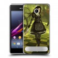 Дизайнерский силиконовый чехол для Sony Xperia E1 Alice Madness Returns