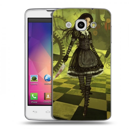 Дизайнерский пластиковый чехол для LG L60 Alice Madness Returns