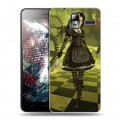 Дизайнерский силиконовый чехол для Lenovo S580 Ideaphone Alice Madness Returns