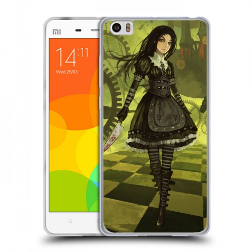 Дизайнерский силиконовый чехол для Xiaomi Mi Note Alice Madness Returns