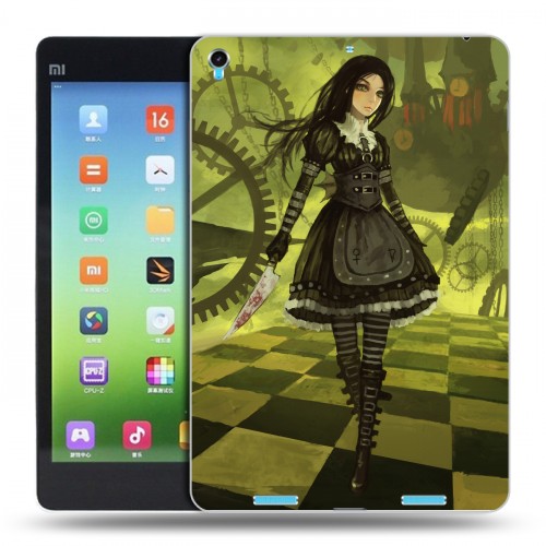 Дизайнерский силиконовый чехол для Xiaomi MiPad Alice Madness Returns