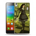 Дизайнерский пластиковый чехол для Lenovo A7000 Alice Madness Returns