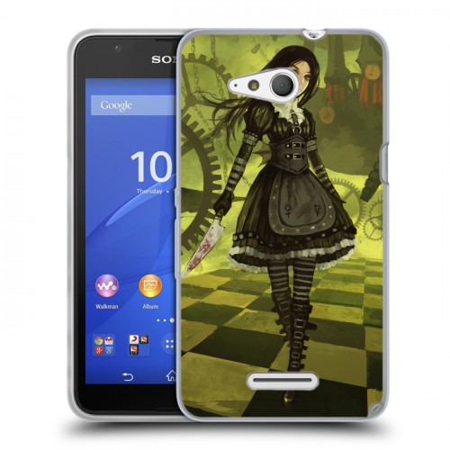 Дизайнерский пластиковый чехол для Sony Xperia E4g Alice Madness Returns