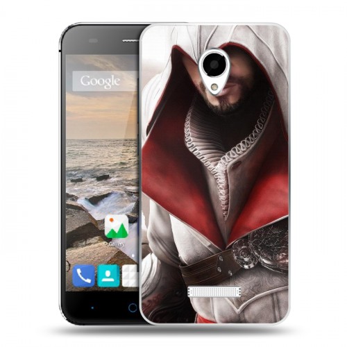 Дизайнерский силиконовый чехол для Micromax Canvas Spark Assassins Creed