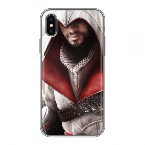 Дизайнерский силиконовый чехол для Iphone x10 Assassins Creed