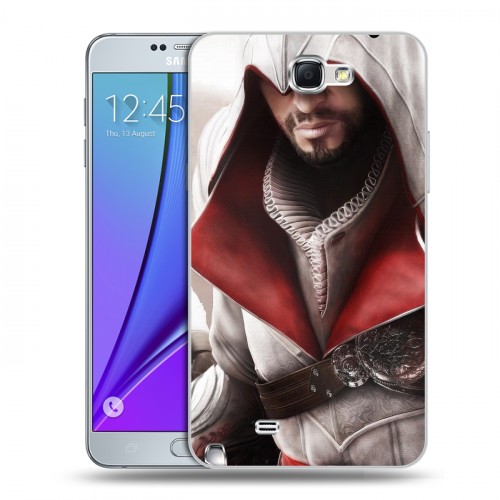 Дизайнерский пластиковый чехол для Samsung Galaxy Note 2 Assassins Creed