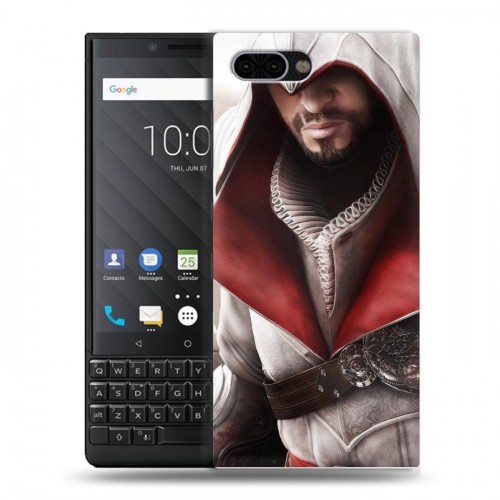 Дизайнерский пластиковый чехол для BlackBerry KEY2 Assassins Creed