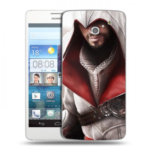 Дизайнерский пластиковый чехол для Huawei Ascend D2 Assassins Creed