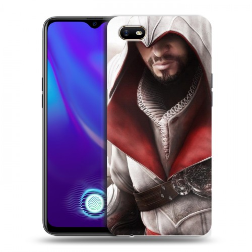 Дизайнерский силиконовый с усиленными углами чехол для OPPO A1k Assassins Creed