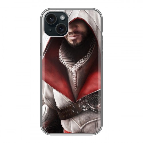 Дизайнерский силиконовый чехол для Iphone 15 Plus Assassins Creed