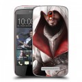 Дизайнерский пластиковый чехол для HTC Desire 500 Assassins Creed