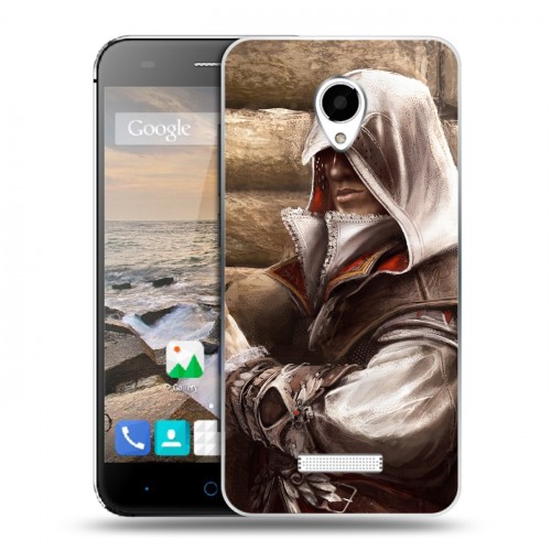 Дизайнерский силиконовый чехол для Micromax Canvas Spark Assassins Creed